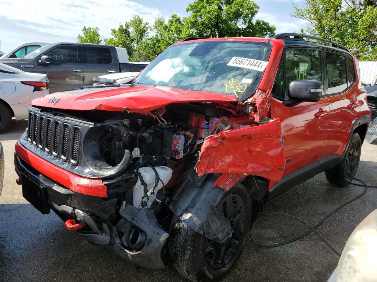 2018 Jeep Renegade Trailhawk vin: ZACCJBCBXJPJ02529