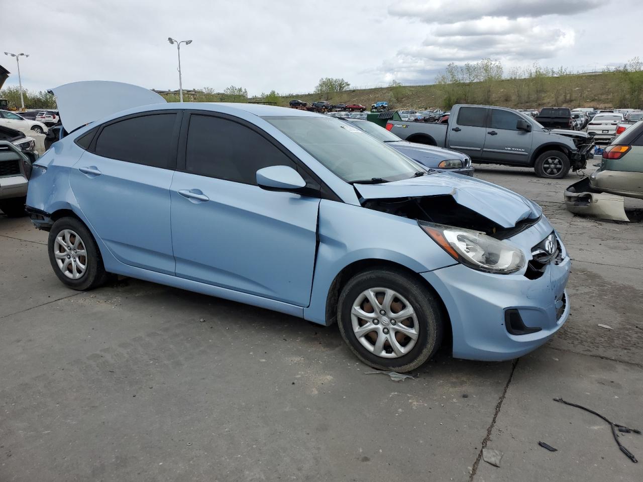 KMHCT4AE6EU685266 2014 Hyundai Accent Gls