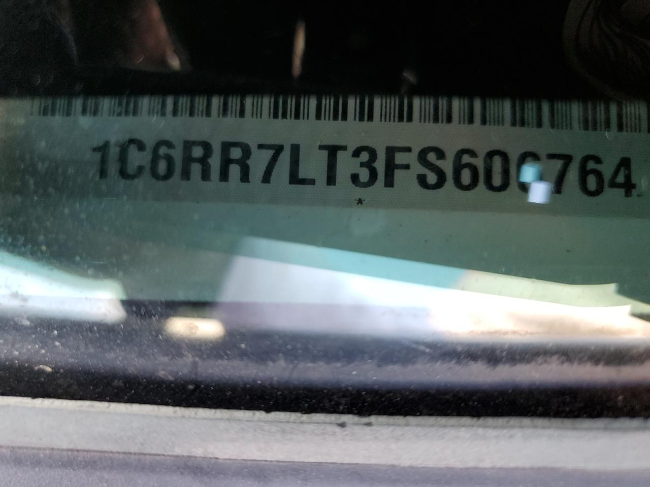 1C6RR7LT3FS606764 2015 Ram 1500 Slt