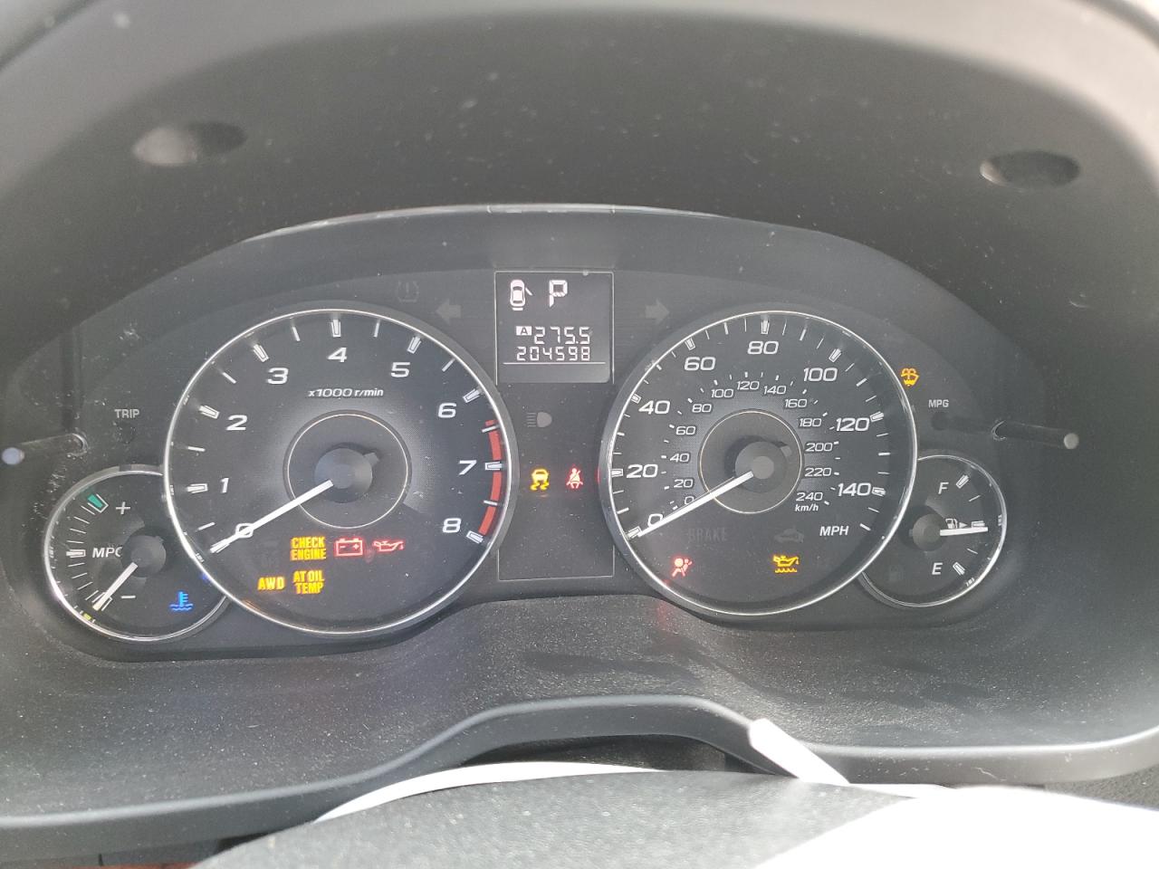 4S4BRCKC3C3219976 2012 Subaru Outback 2.5I Limited