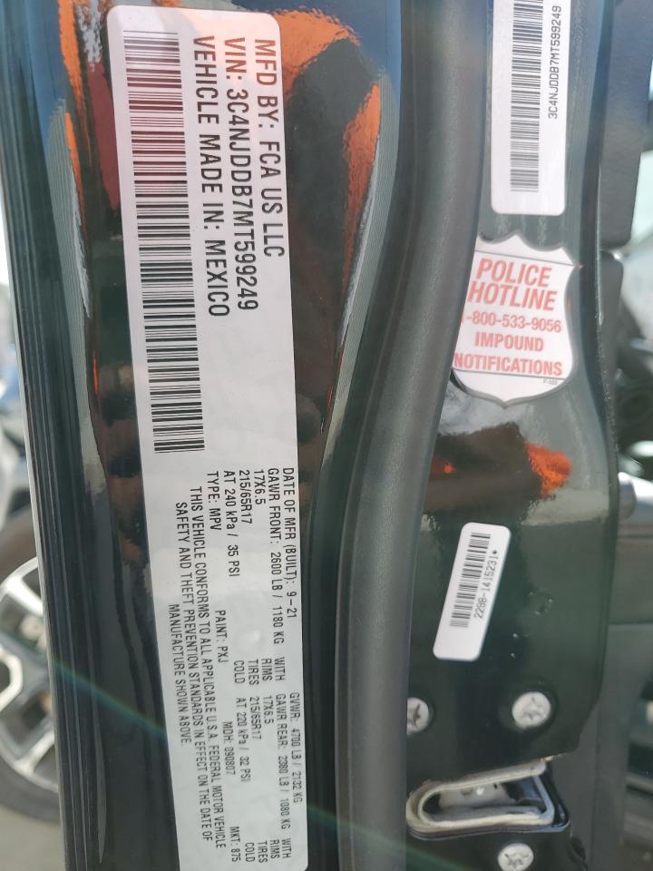 3C4NJDDB7MT599249 2021 Jeep Compass Trailhawk