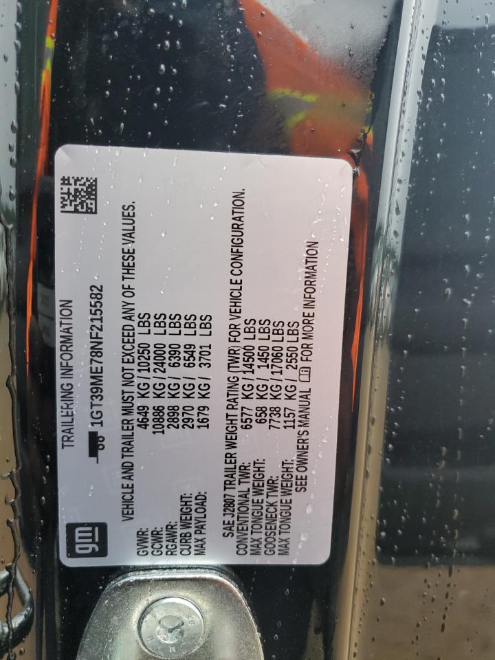 1GT39ME78NF215582 2022 GMC Sierra K2500 Sle