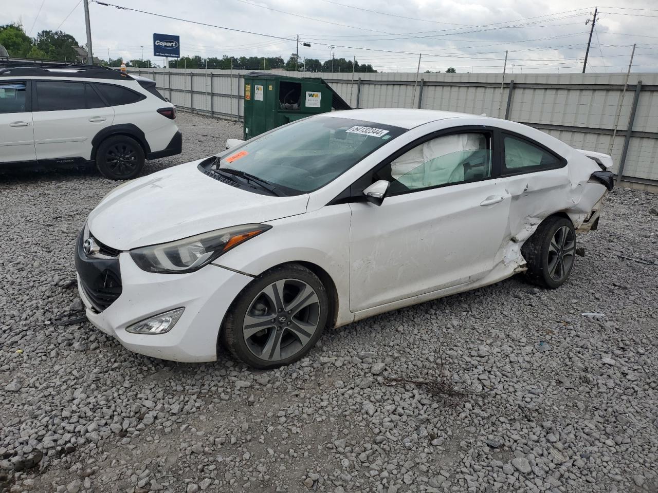 KMHDH6AH2EU023938 2014 Hyundai Elantra Coupe Gs