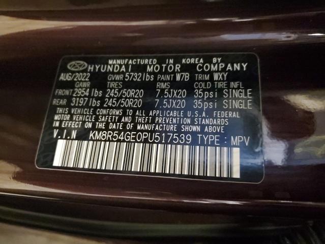 2023 HYUNDAI PALISADE L - KM8R54GE0PU517539