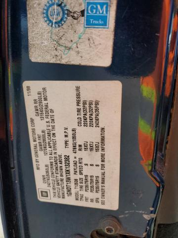 1999 Chevrolet Blazer VIN: 1GNDT13W1XK132382 Lot: 53684464