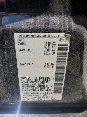 2015 NISSAN ALTIMA 2.5 - 1N4AL3AP4FC583436