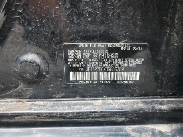 2013 Subaru Impreza Wrx VIN: JF1GR7E6XDG886289 Lot: 54339704
