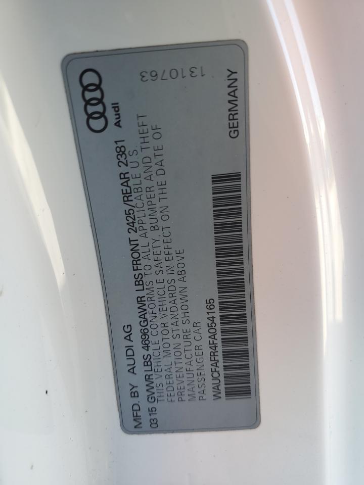 WAUCFAFR4FA054165 2015 Audi A5 Premium