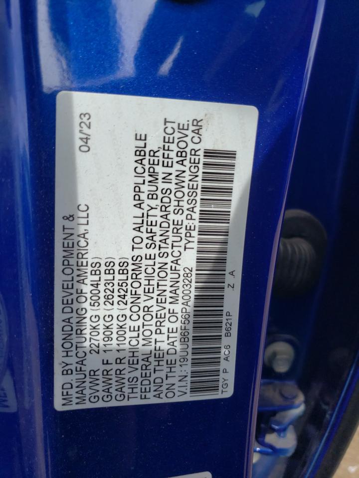 19UUB6F56PA003282 2023 Acura Tlx A-Spec