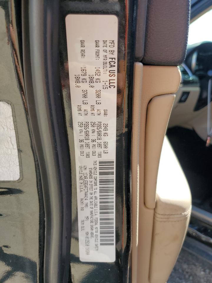 1C4RJEBG4FC744414 2015 Jeep Grand Cherokee Limited