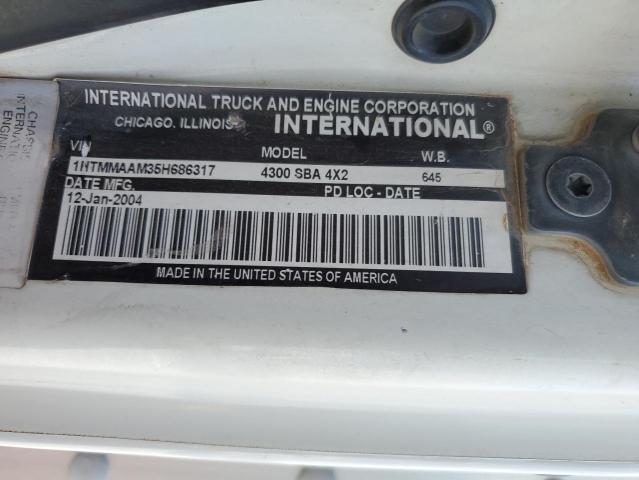 2005 International 4000 4300 VIN: 1HTMMAAM35H686317 Lot: 55519964