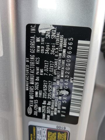 2016 KIA SORENTO LX - 5XYPG4A32GG096065