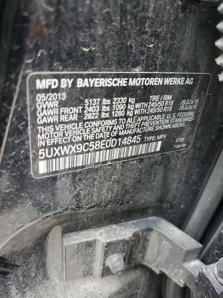 5UXWX9C58E0D14845 2014 BMW X3 xDrive28I