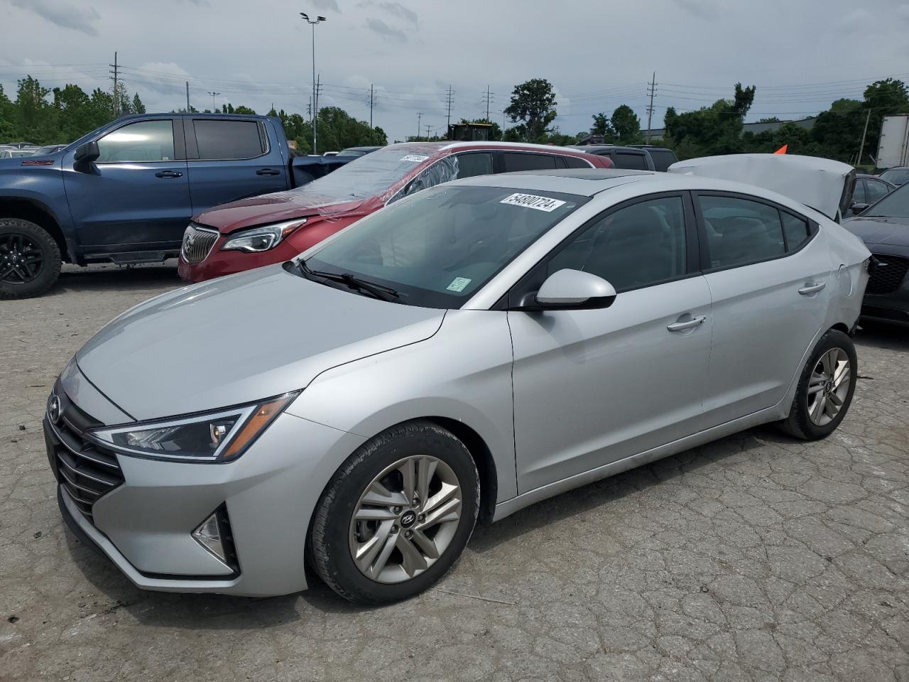 2019 Hyundai Elantra Sel vin: 5NPD84LFXKH483780