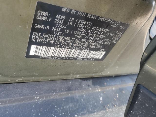 2016 Subaru Outback 2.5I Premium VIN: 4S4BSADC6G3273266 Lot: 56024834