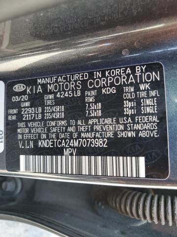 2021 Kia Seltos Sx VIN: KNDETCA24M7073982 Lot: 56426224