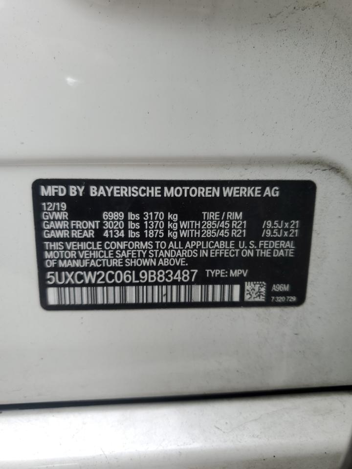 5UXCW2C06L9B83487 2020 BMW X7 xDrive40I