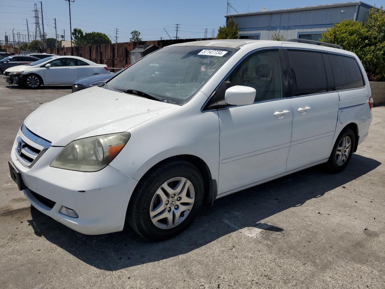 5FNRL38765B095447 2005 Honda Odyssey Exl