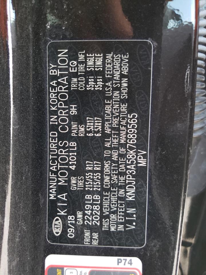 KNDJP3A58K7689565 2019 Kia Soul +