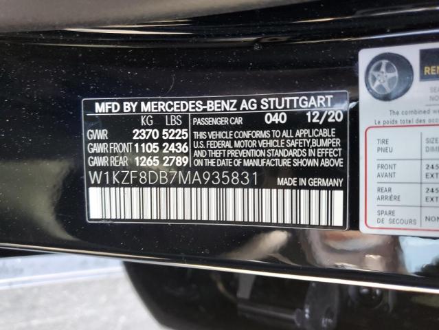 W1KZF8DB7MA935831 Mercedes-Benz E-Class E 350 12