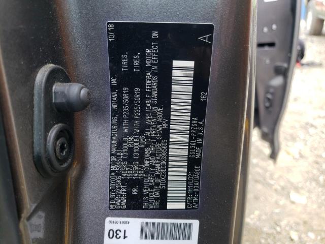 2019 TOYOTA SIENNA SE 5TDXZ3DC0KS985605