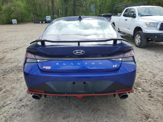 2022 Hyundai Elantra N VIN: KMHLW4AK6NU007839 Lot: 54268714