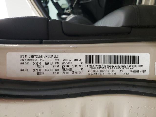 2014 Jeep Grand Cherokee Summit VIN: 1C4RJFJTXEC213172 Lot: 55206744