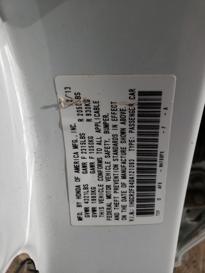 1HGCR2F84DA121093 2013 Honda Accord Exl