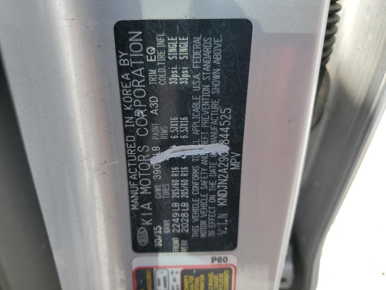 KNDJN2A29G7844525 2016 Kia Soul