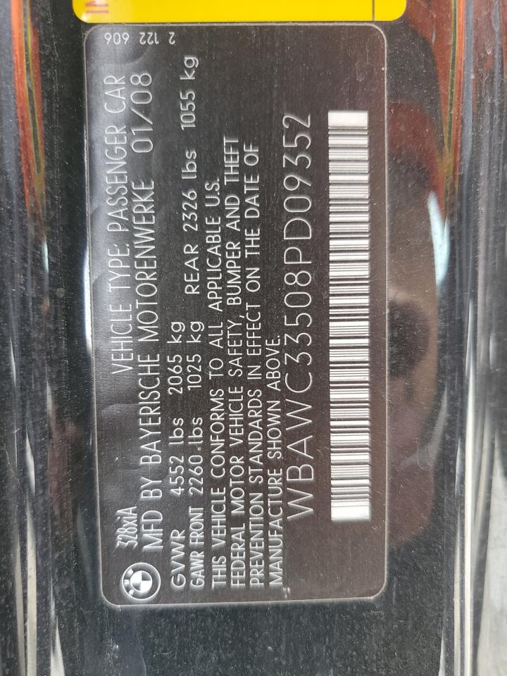WBAWC33508PD09352 2008 BMW 328 Xi