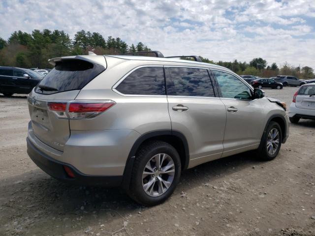 VIN 5TDJKRFHXFS166628 2015 Toyota Highlander, Xle no.3