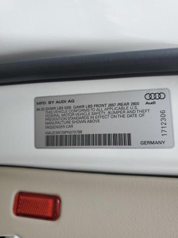 2023 Audi A6 Premium Plus VIN: WAUE3BF29PN070799 Lot: 54744654