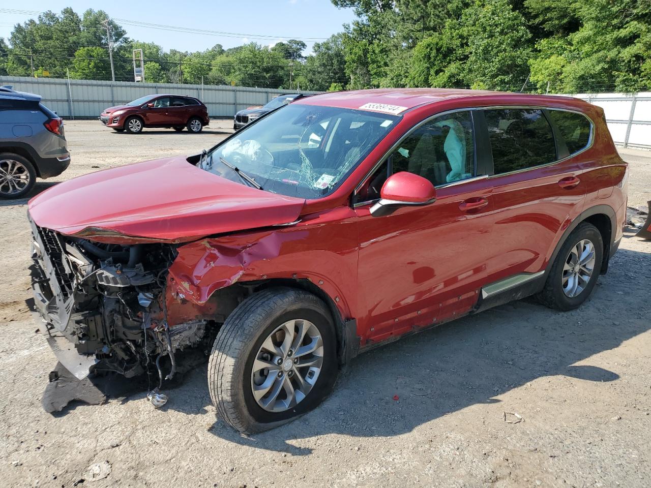 2019 Hyundai Santa Fe Se vin: 5NMS23AD9KH105502