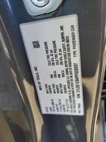 5YJ3E1EB4PF658897 2023 Tesla Model 3