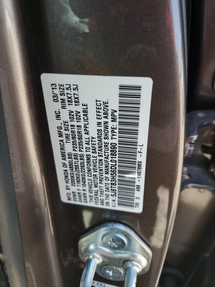 5J8TB3H56DL018890 2013 Acura Rdx Technology