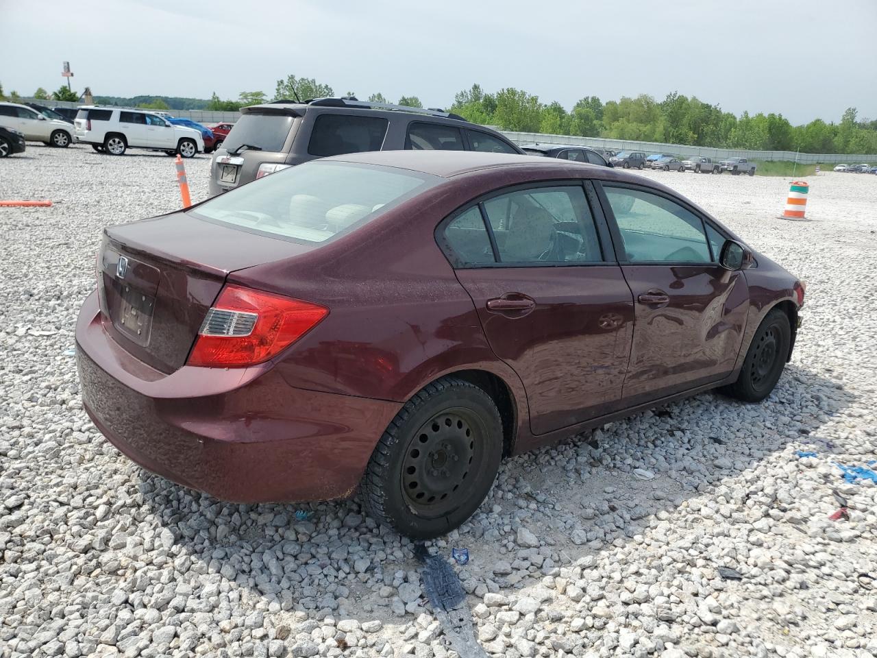 2012 Honda Civic Ex vin: 19XFB2F84CE055432