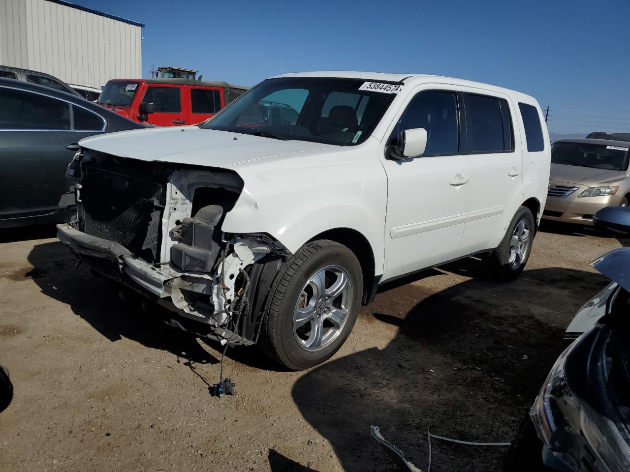 5FNYF3H57EB014148 2014 Honda Pilot Exl