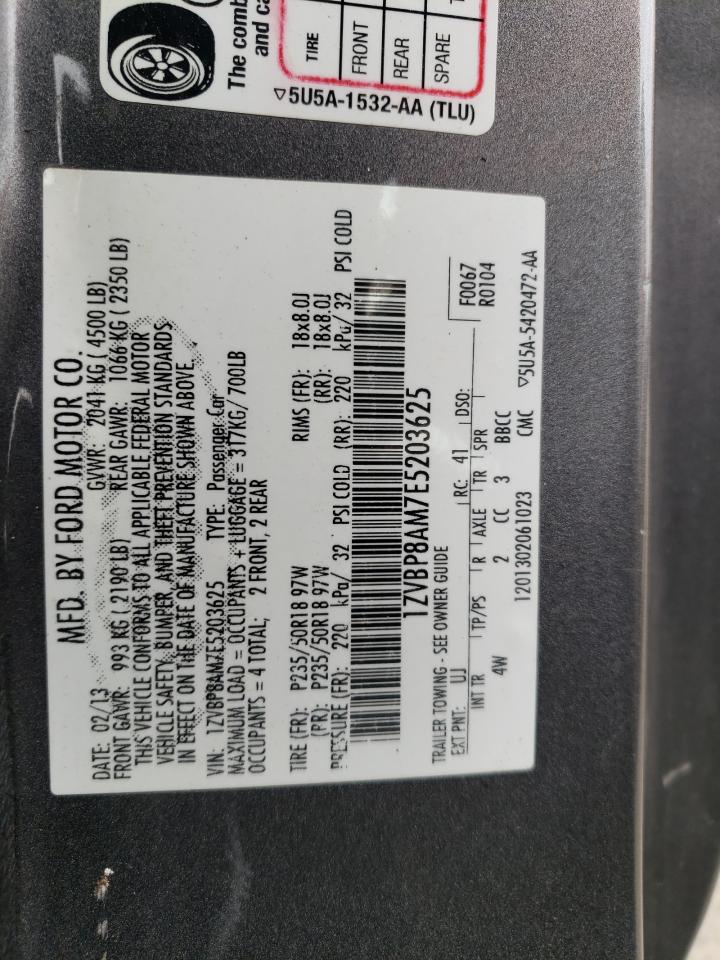 1ZVBP8AM7E5203625 2014 Ford Mustang