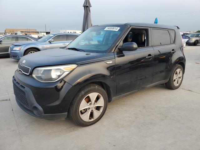 KIA SOUL 2014 black  gas KNDJN2A24E7725844 photo #1