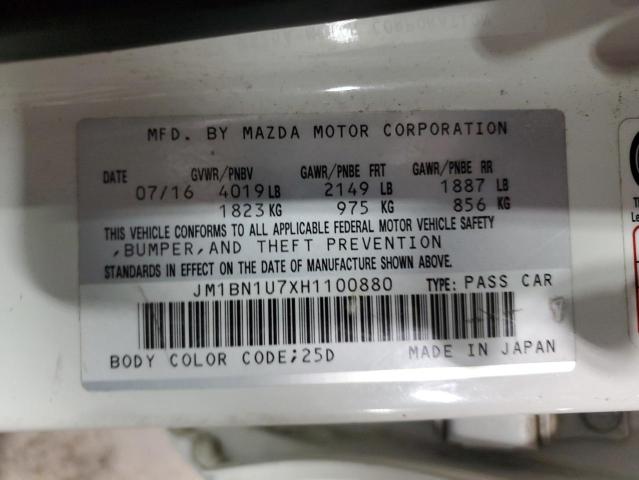 2017 Mazda 3 Sport VIN: JM1BN1U7XH1100880 Lot: 55330574