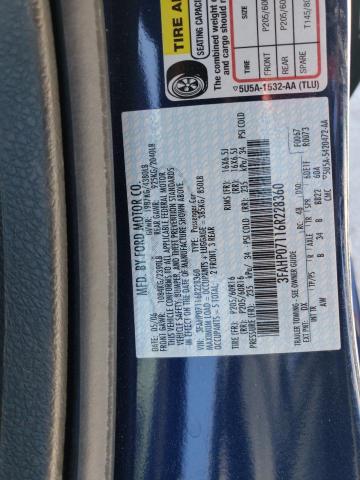 2006 Ford Fusion Se VIN: 3FAHP07116R228360 Lot: 55857554