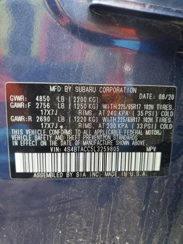2020 SUBARU OUTBACK PR - 4S4BTACC5L3259805