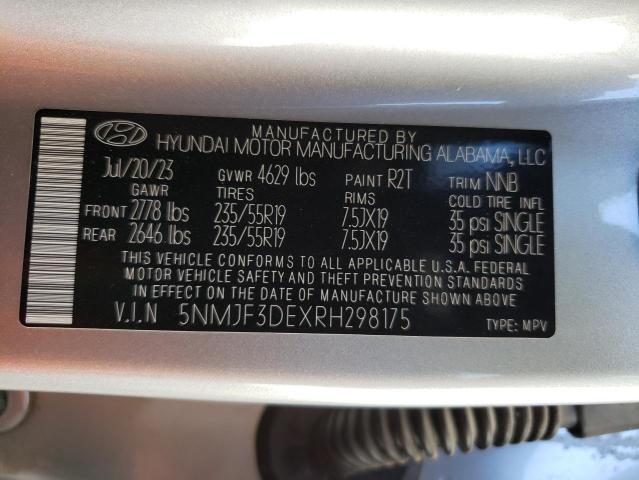 2024 HYUNDAI TUCSON SEL - 5NMJF3DEXRH298175