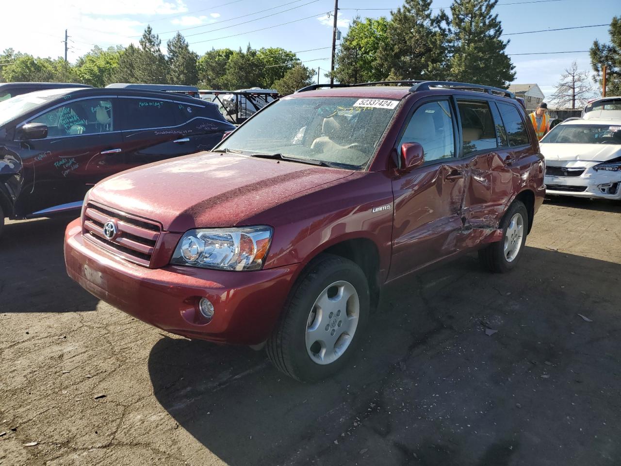 JTEEP21A740054708 2004 Toyota Highlander