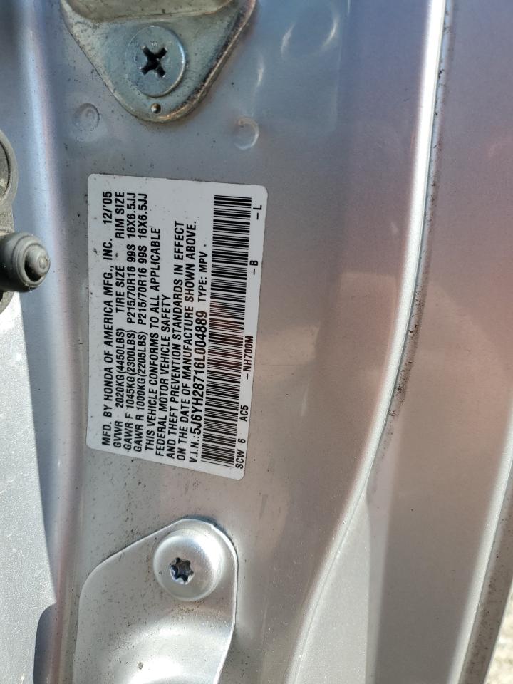 5J6YH28716L004889 2006 Honda Element Ex