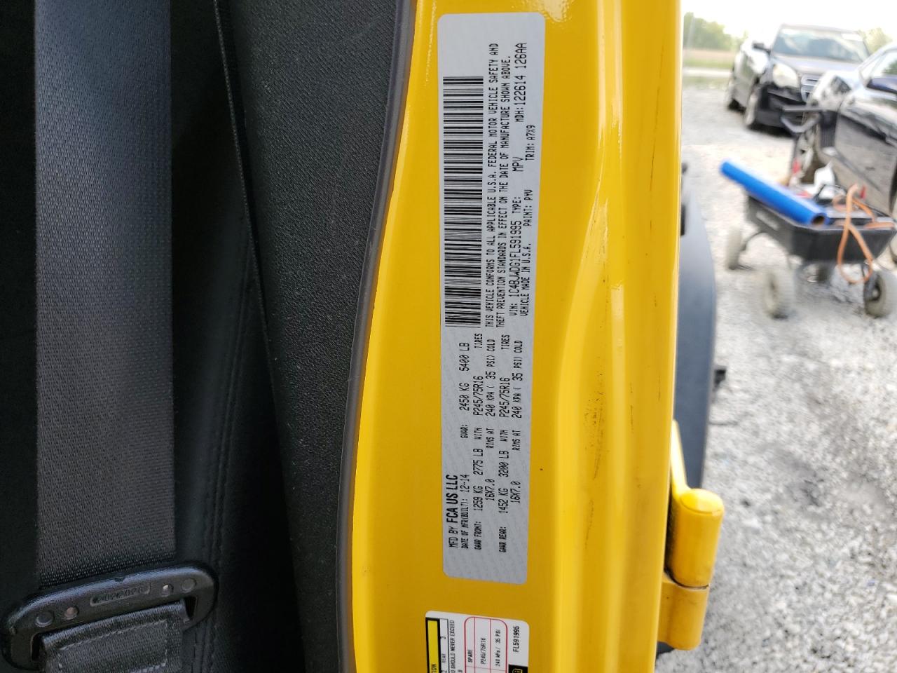 1C4BJWDG1FL591995 2015 Jeep Wrangler Unlimited Sport