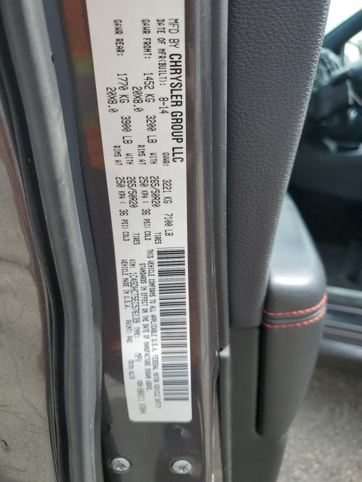 1C4SDHCT5EC576139 2014 Dodge Durango R/T