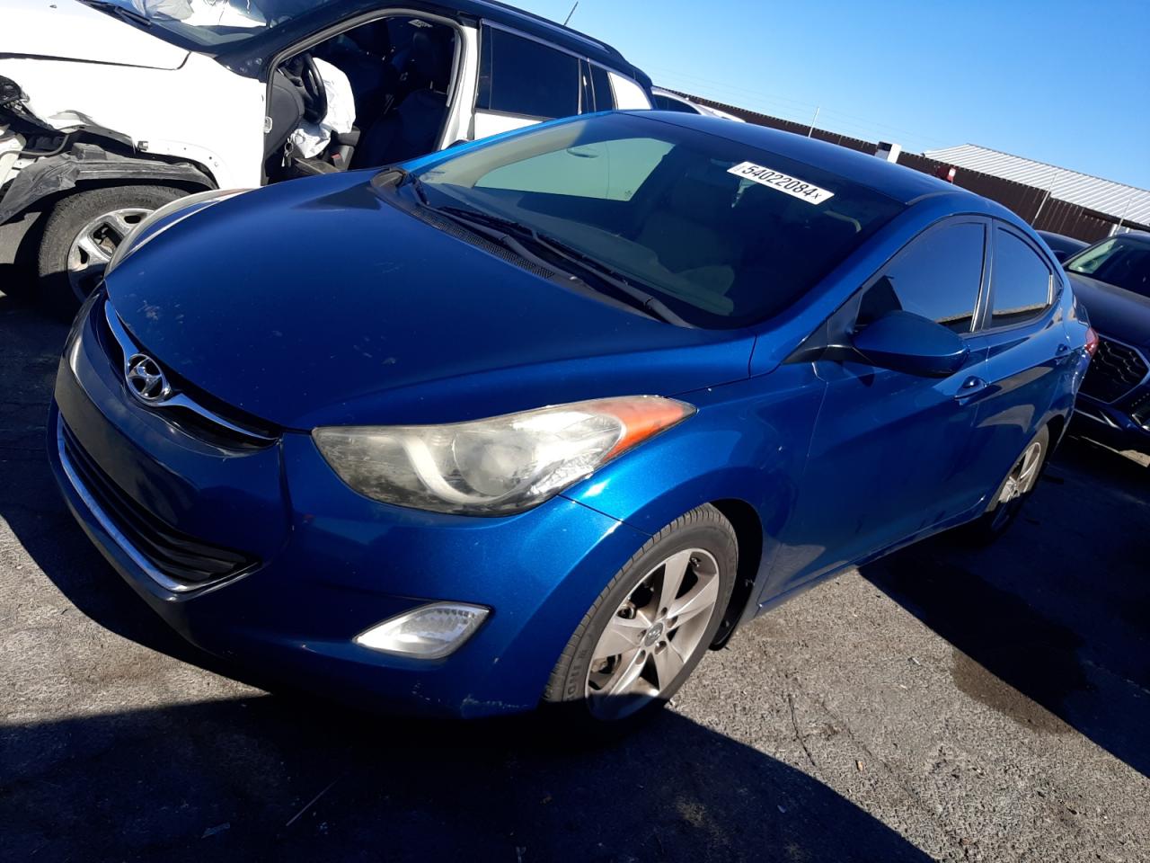 KMHDH4AEXDU951411 2013 Hyundai Elantra Gls