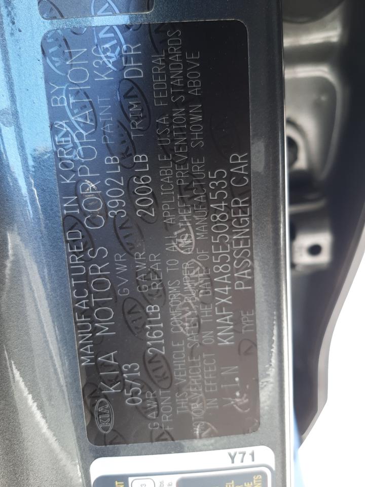 KNAFX4A85E5084535 2014 Kia Forte Ex