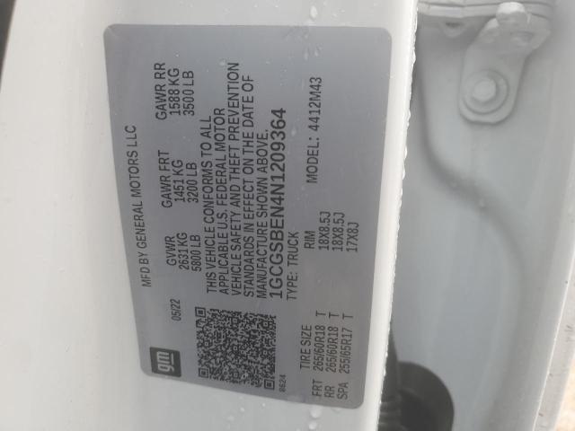 2022 CHEVROLET  COLORADO - 1GCGSBEN4N1209364